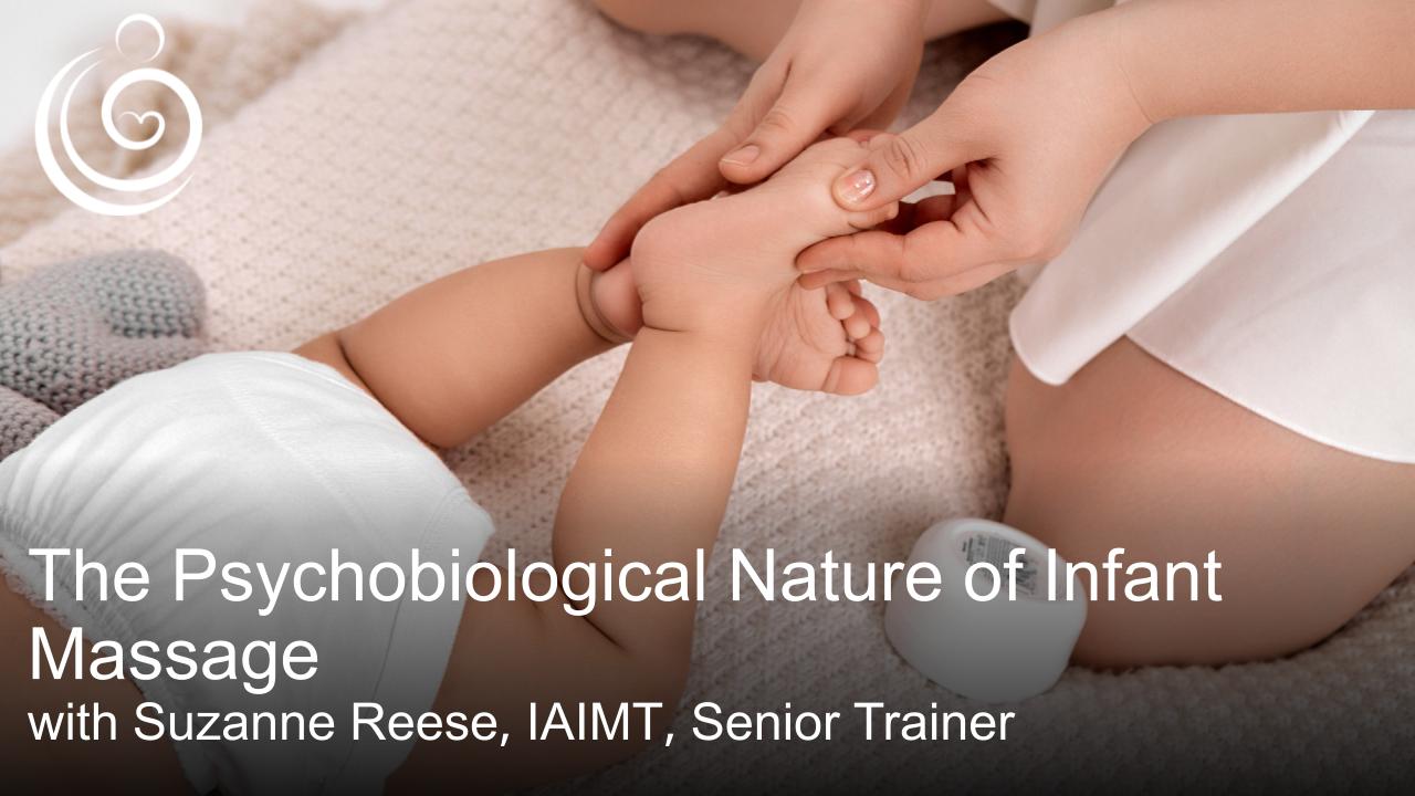 APPPAH Live: The Psychobiological Nature of Infant Massage with Suzanne Reese, IAIMT, Senior Trainer